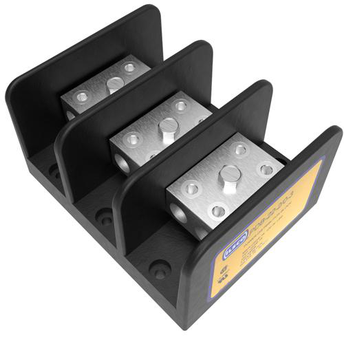 Product image for Distribution block power 3-pole 2/0AWG 600V 350A