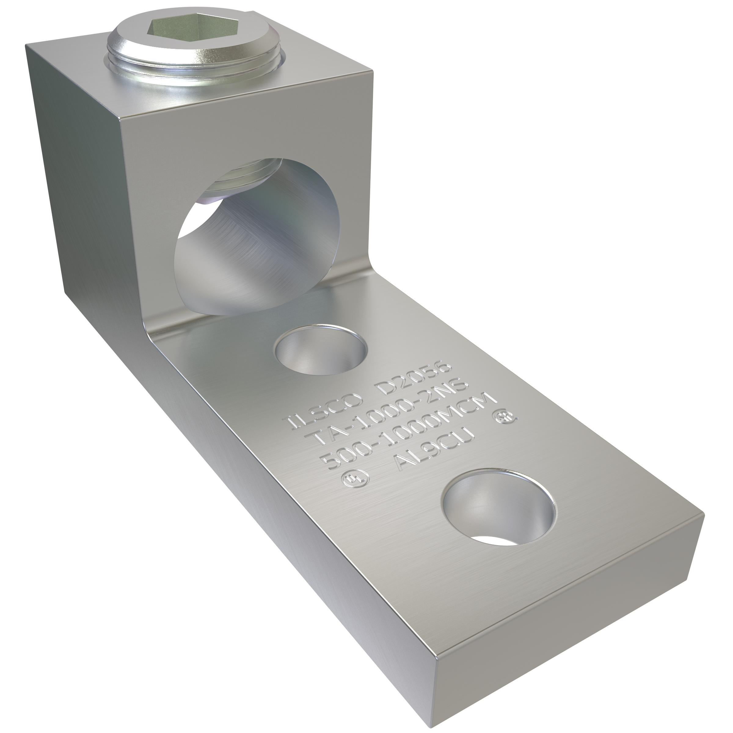 Product image for Lug mechanical aluminium 1000-500kcmil 1/2in