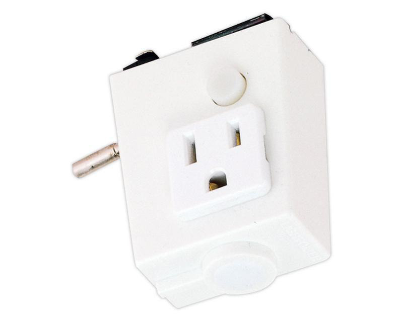 Product image for Convenience outlet for plug-in equipment white