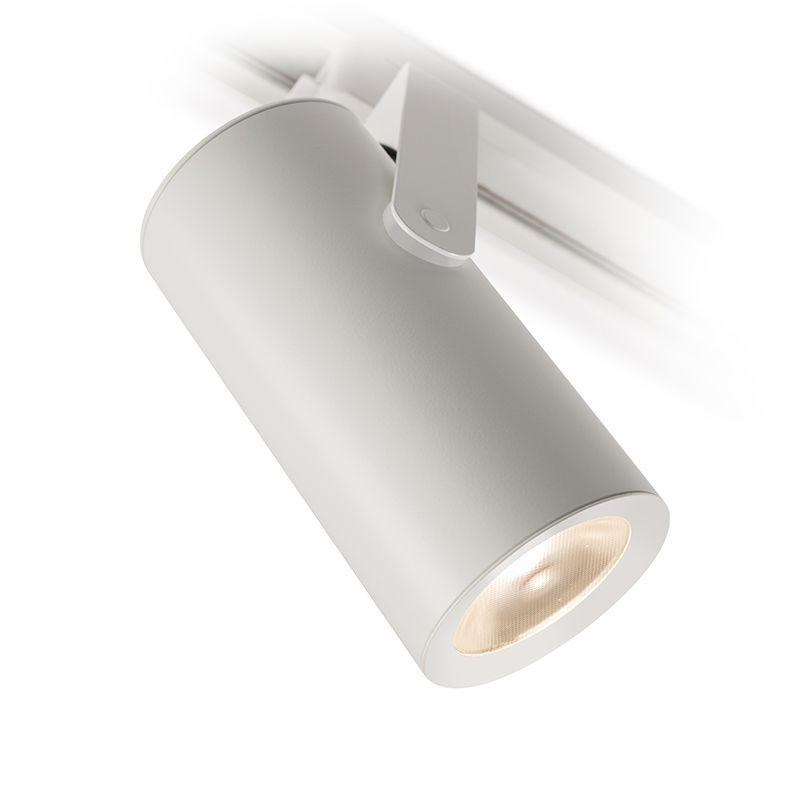 Product image for LIGHTOLIER LTL08RNF930WHVA LED TRACK HEAD 1000LM 3000K NARROW FLOOD WHITE