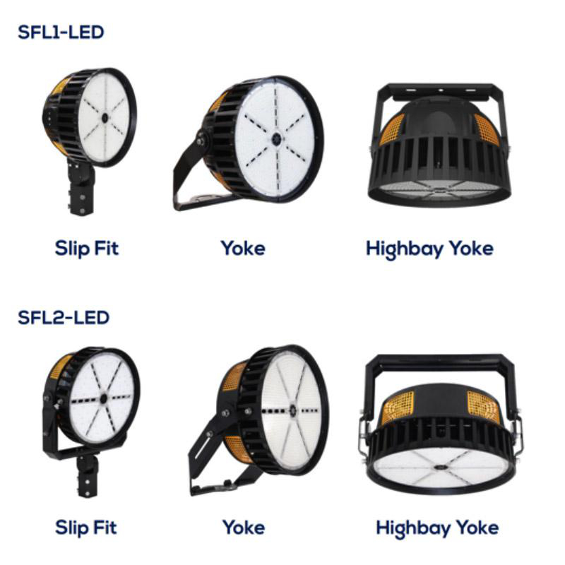 Product image for SFL1 - SPORT FLOOD LIGHT YOKE BLK
