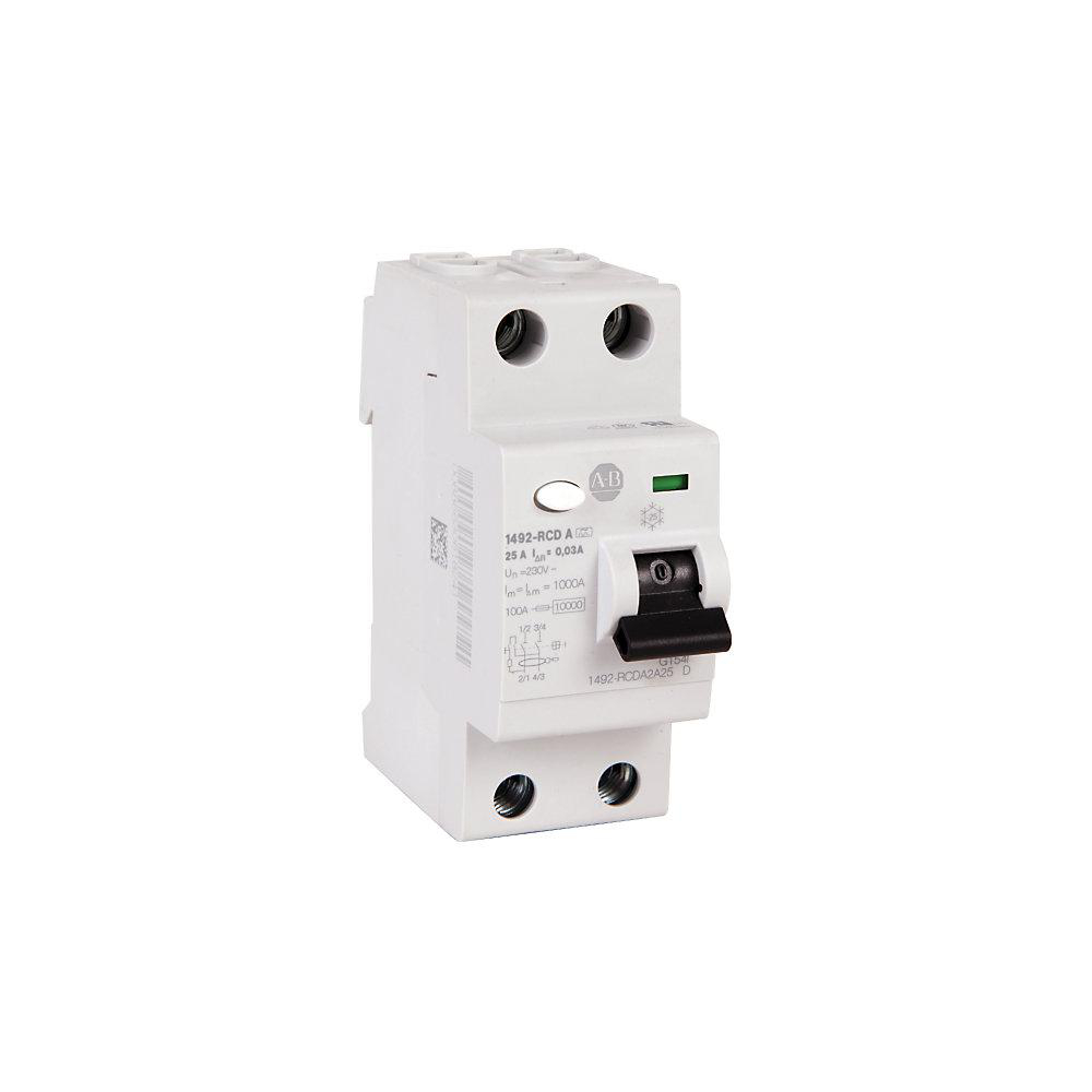 Product image for RESIDUAL CURRENT DEVICE 25A,2P, 110/220V