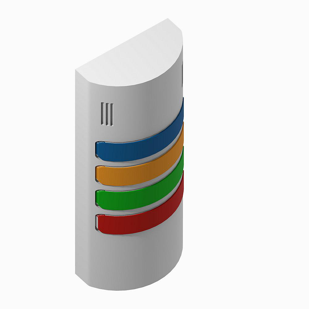 Product image for 855W 24V AC/DC Wall Mount Signal Light