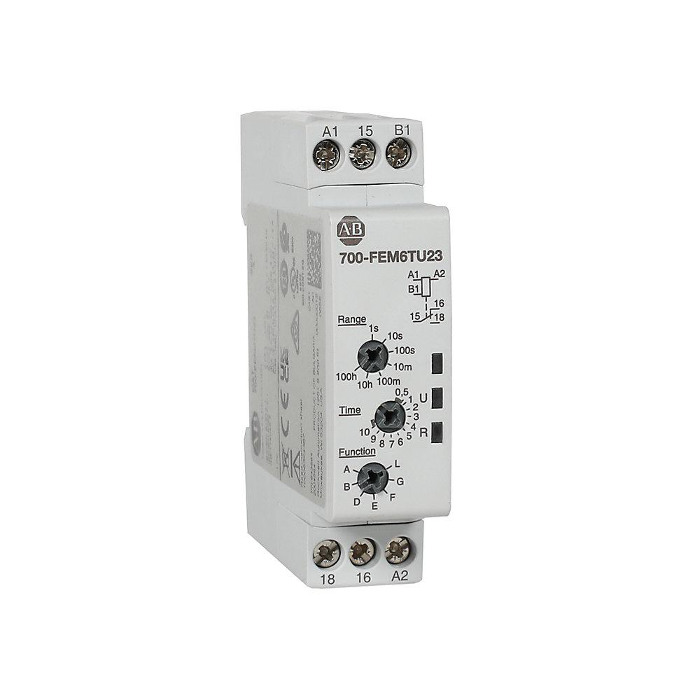 Product image for DIN RAIL MOUNT TIMING RELAY, 17.5MM