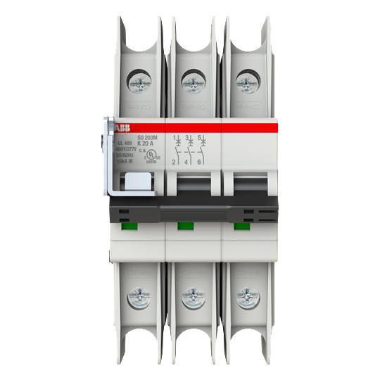 Product image for UL489 MCB 3P K 20A 480/277