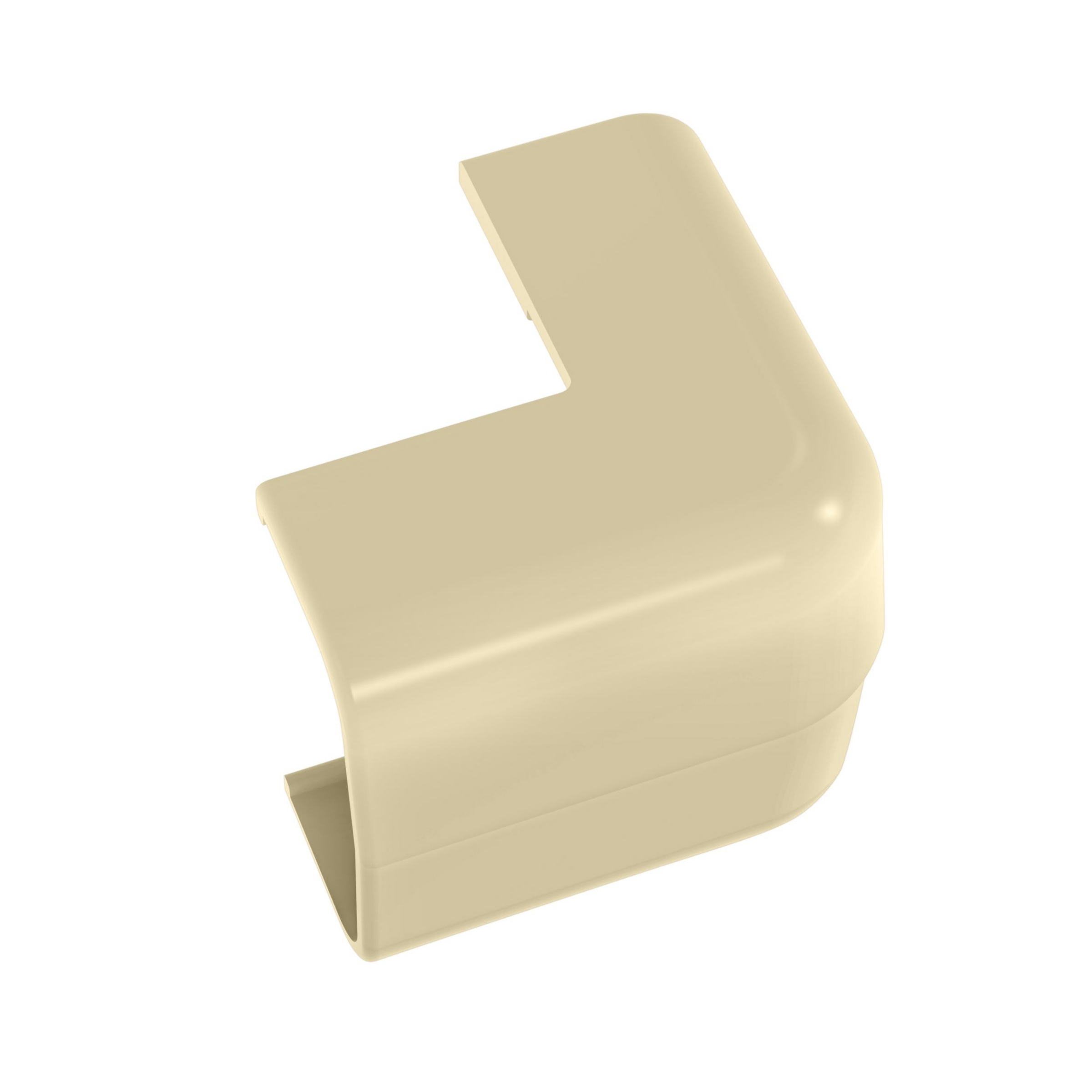 Product image for Surface Raceway, LD5 Low Volt. O/S Cnr Fitting, Elec Ivory