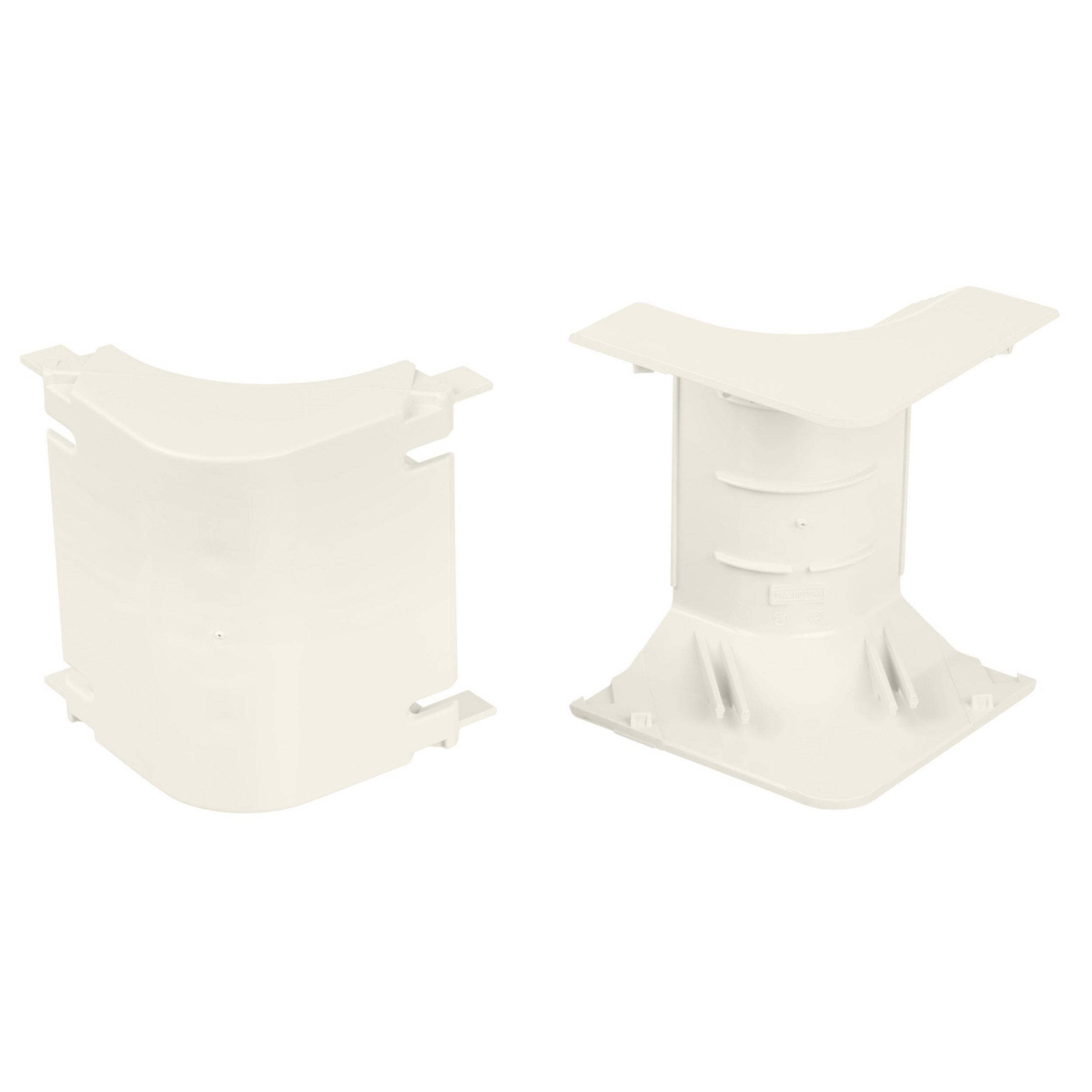 Product image for Surface Raceway, T-70 Inside Corner, White