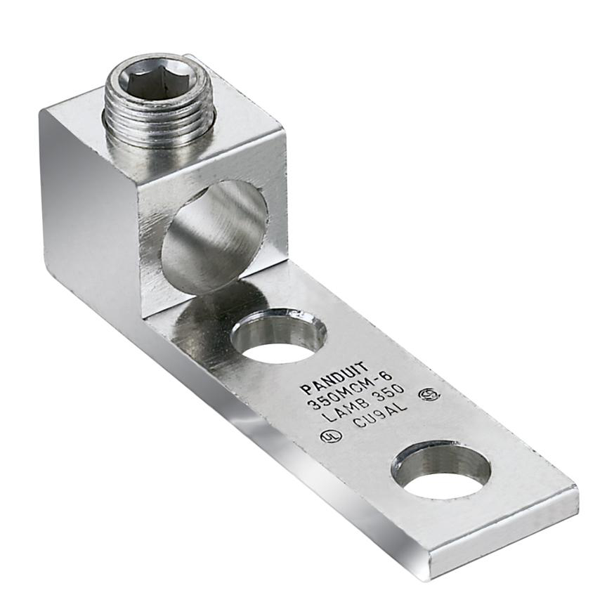 Product image for Al,MechLug,2H,1B,500K,1000K,1/2S,PK3