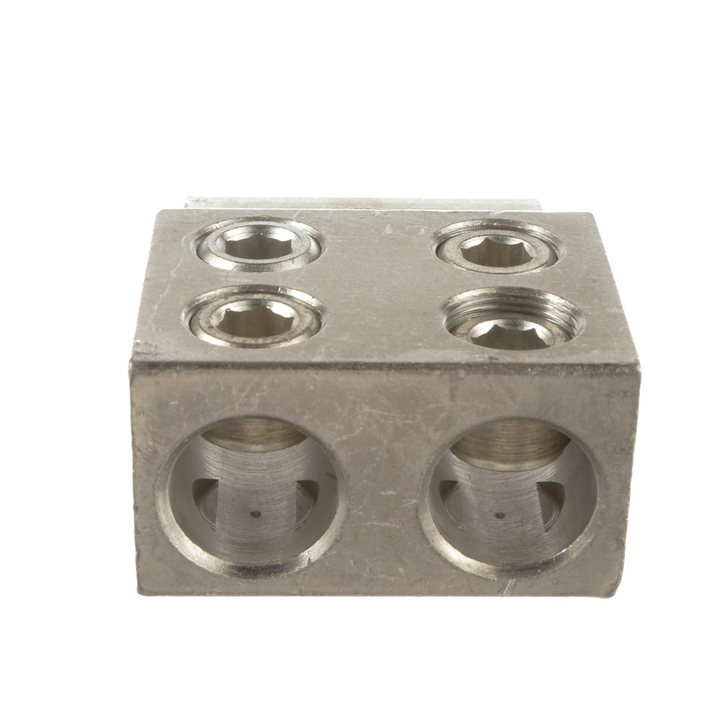 Product image for Al,MechLug,2H,2B,500-1000K,1/2S,PK3