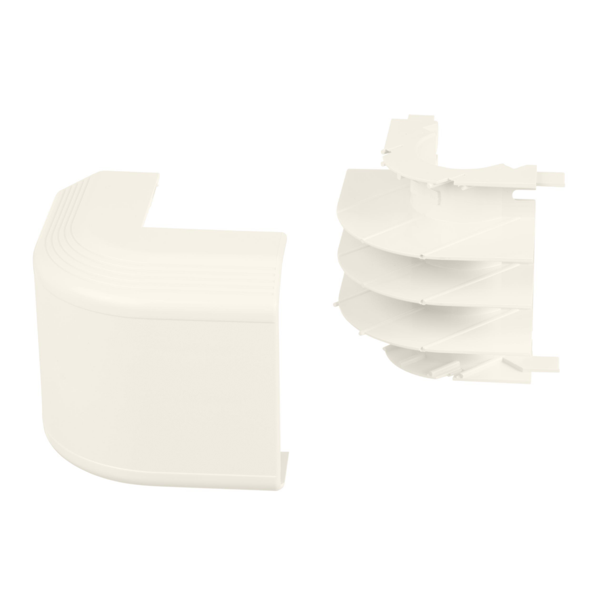 Product image for Surface Raceway, T-70 Outside Corner, White