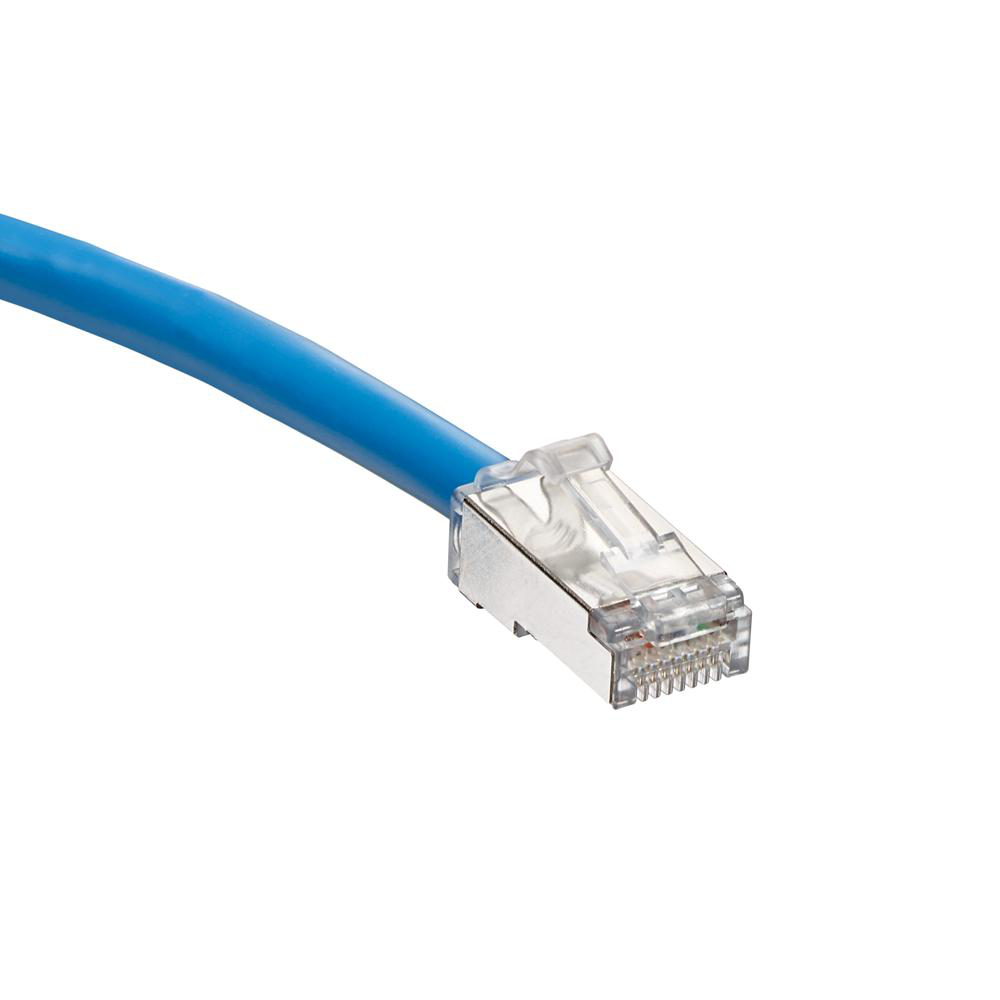 Product image for Patch cord CAT6A slimline 26 gauge blue 20'