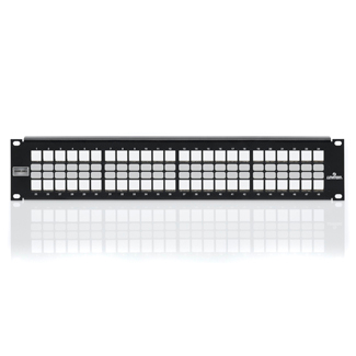 Product image for Patch panel shielded QuickPort 48port 2RU