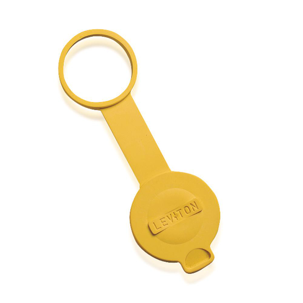 Product image for Cap EPTR rubber yellow for locking connector
