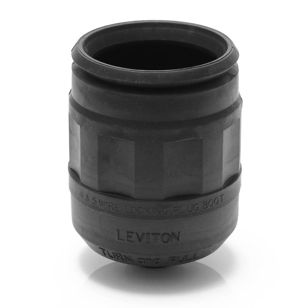 Product image for Boot for locking plug thermoplastic 20/30A blk