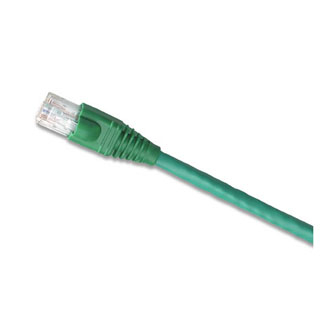 Product image for Cord patch CAT-6 standard green 15'