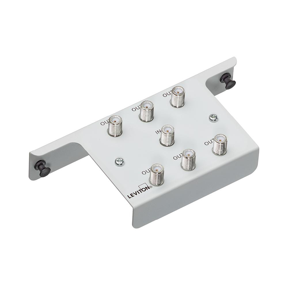Product image for Splitter module video stl 1x6 75ohm 2GHz wht