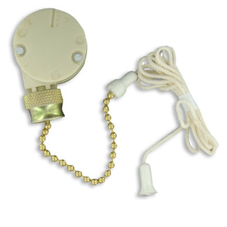 Product image for 3 Speed, 4 Position, Pull Chain Switch