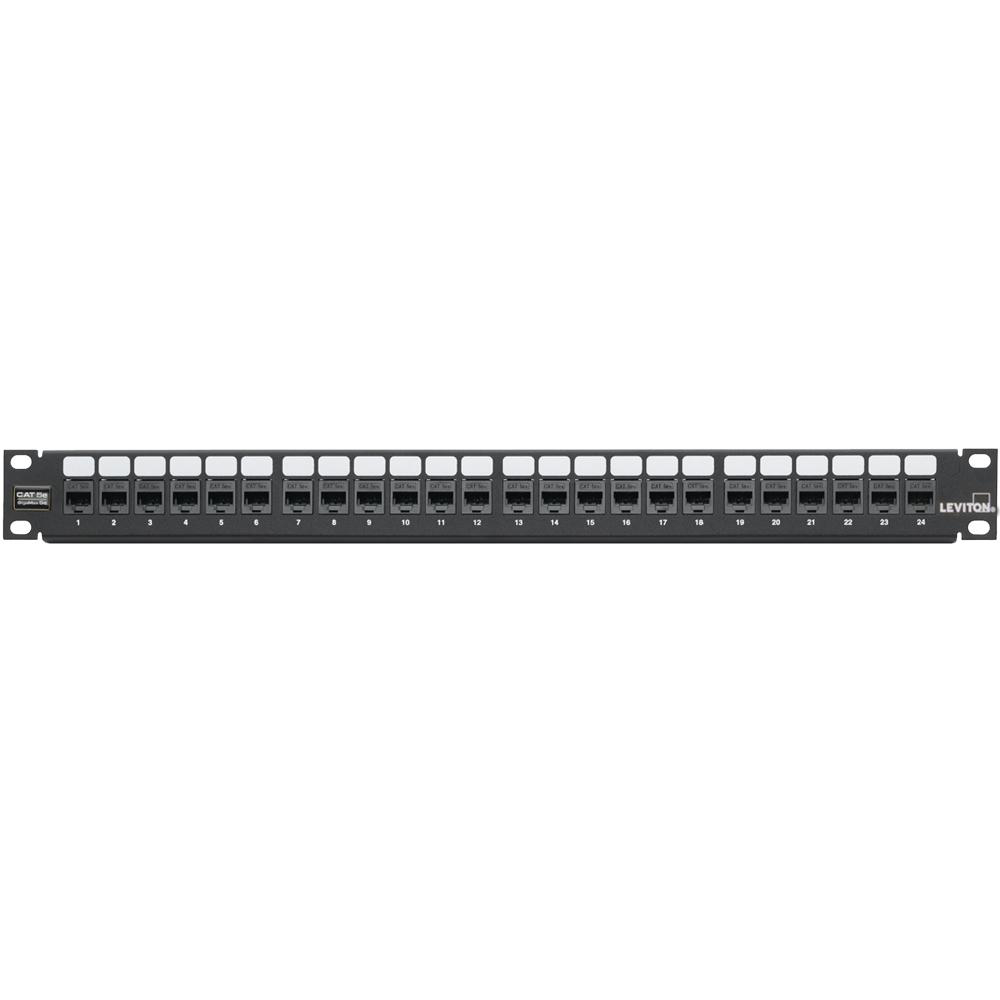 Product image for Patch panel CAT5e flat QuickPort 24port 1RU