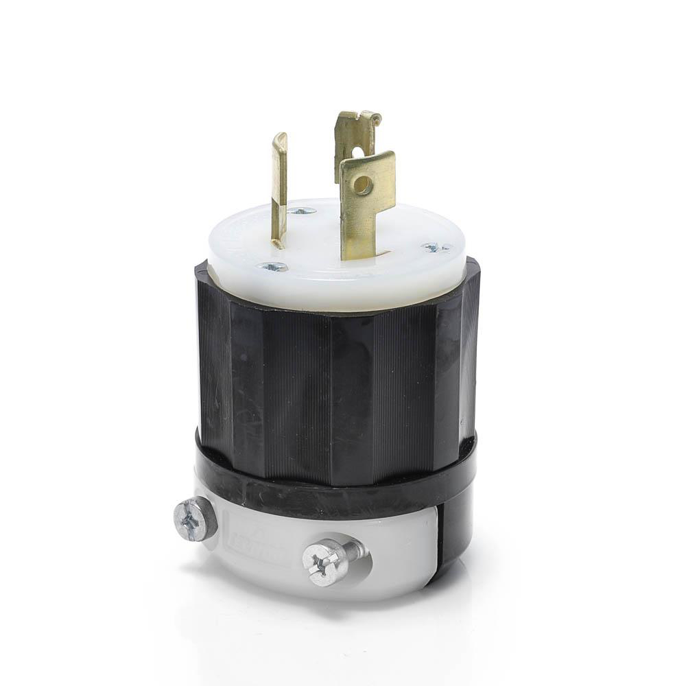 Product image for Plug locking ind grade nyl 3P3W 250V 20A blk/wht