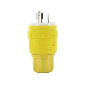 Product image for Plug locking 2P 3W 277V 30AMP yellow