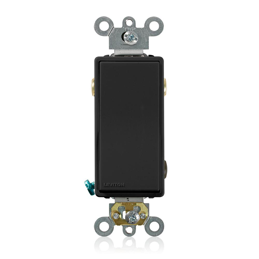 Product image for Switch rocker commercial AC quiet 3-way 120/277V 20AMP black