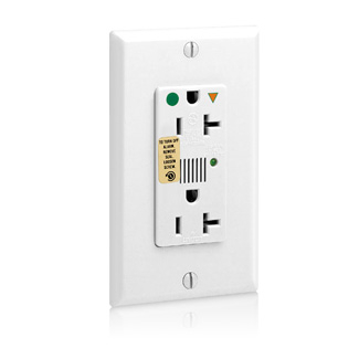 Product image for Receptacle duplex surge protective 20A 125V white