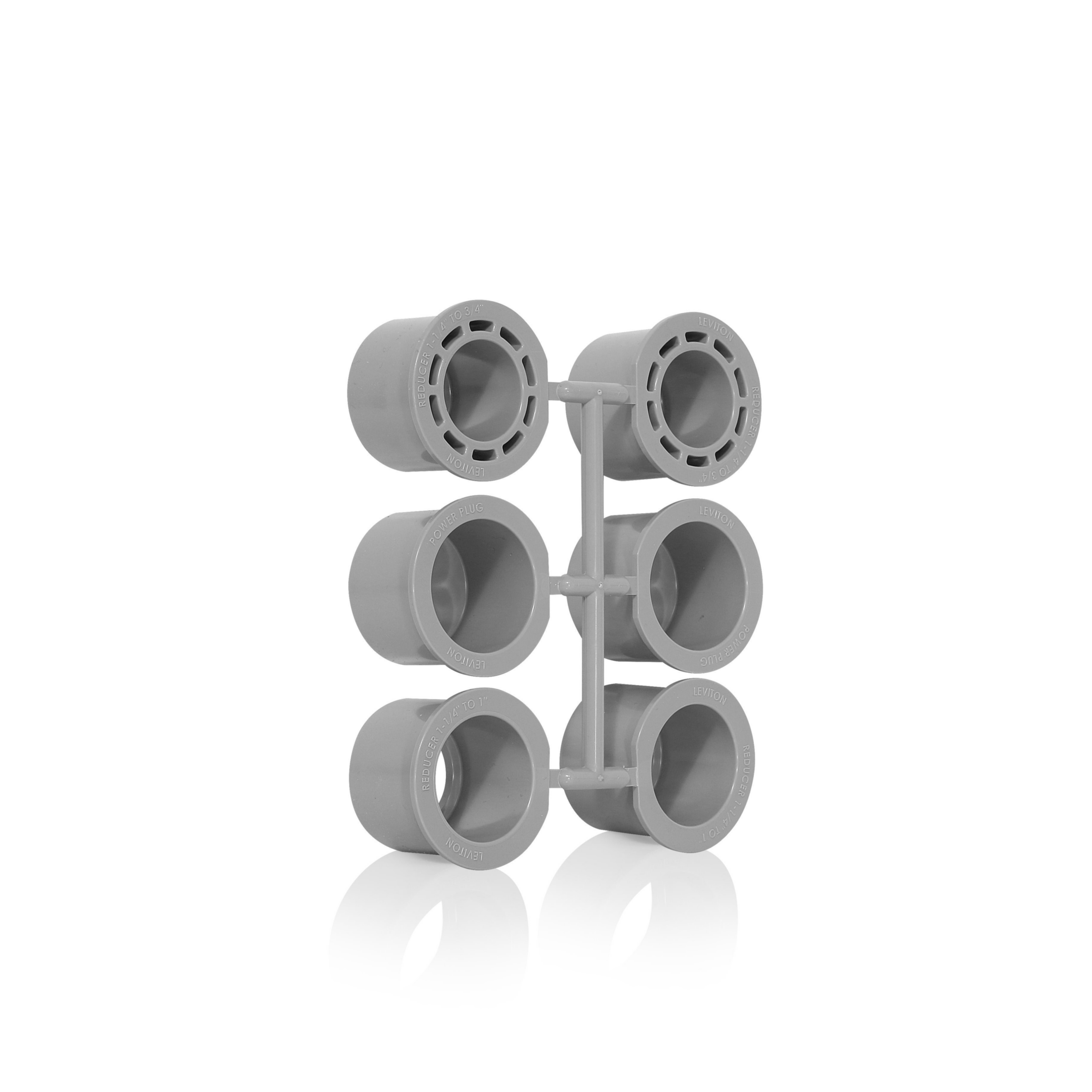 Product image for Replacement Power Conduit Plugs and Reducers for FBBOX-GY Concrete Floor Box