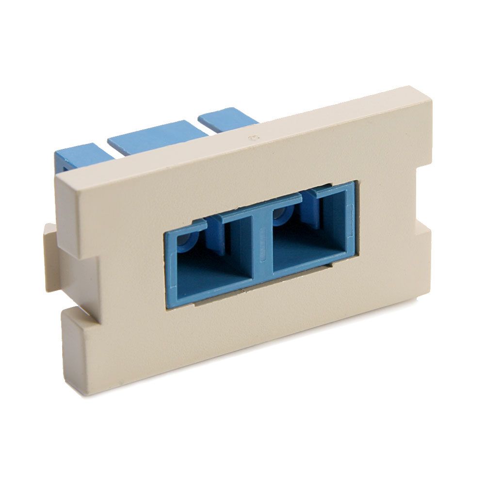 Product image for Module MOS adaptor duplex SC ivory