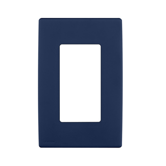 Product image for Wall plate snap-on polymer 1G rich navy