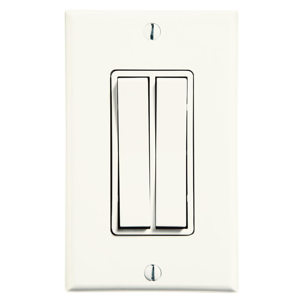 Product image for LevNet RF 902 MHz Dual Rocker Decora Entry Station, Light Almond