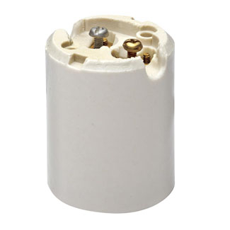 Product image for Lampholder incandescent keyless lock nut