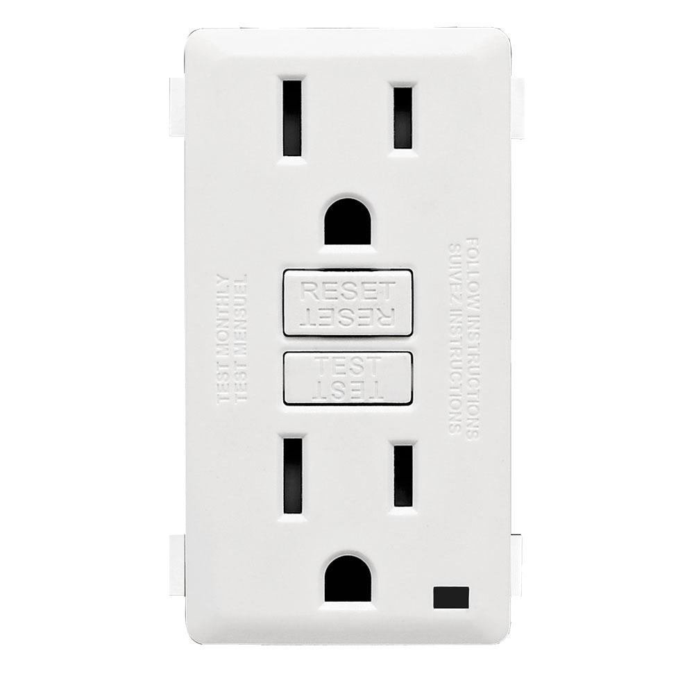 LEVITON RKG15-WW FACE KIT RETROFIT PB WH 15A GFCI COLOR CHANGE KIT