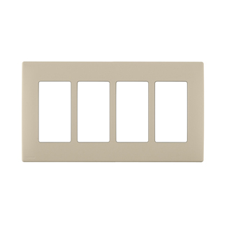 Product image for Wall plate snap-on polymer 4G navajo sand