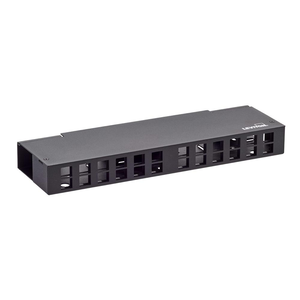 Product image for 24-Port Low-Profile Zone Enclosure, Black