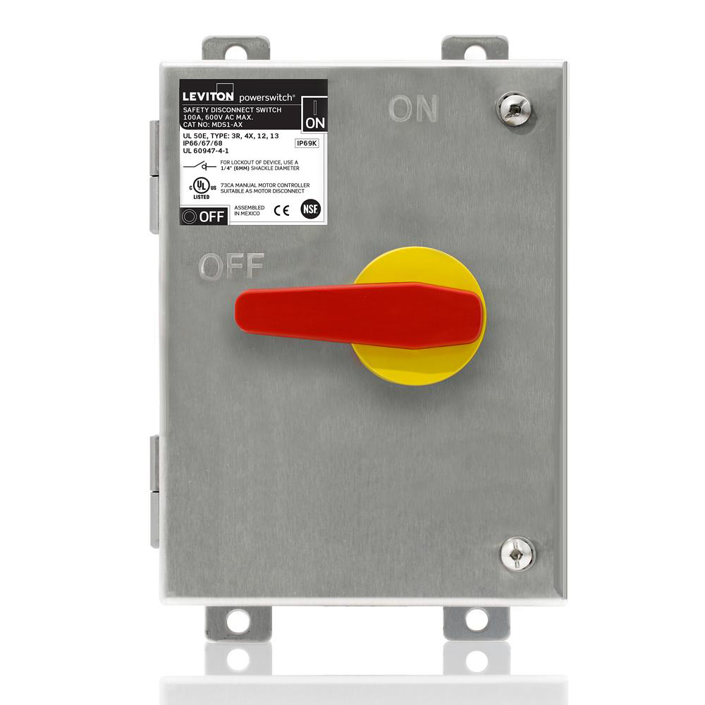 Product image for Powerswitch® Safety Disconnect Switch with Factory Installed Auxiliary Contact