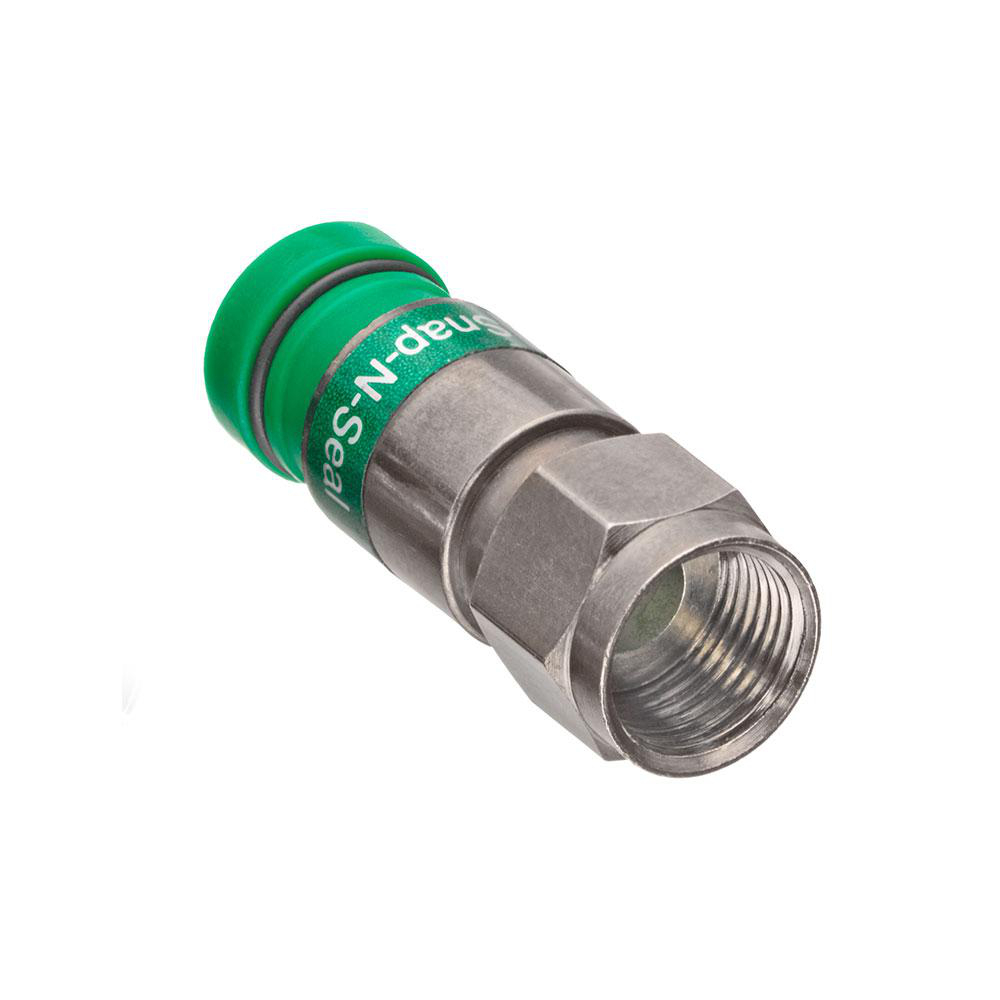 Product image for F-connector compression brass