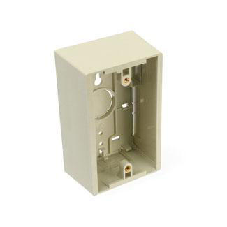 LEVITON 42777-1IA BOX BACKBOX 1GANG 1.89"HIGH SURFACE MOUNT IVORY