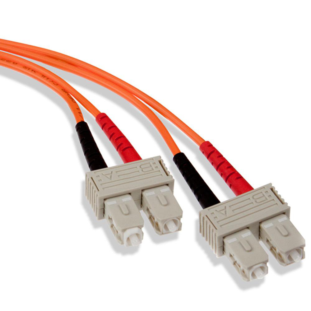 Product image for Cord patch fiber optic SC-SC multimode 2m