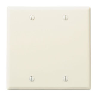 Product image for Cover plate 2 blank 2 gang amalit