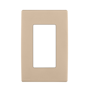 Product image for Wall plate snap-on polymer 1G dapper tan