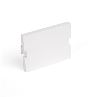 Product image for Insert blank module 1.5 units high white