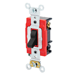 Product image for Switch toggle industrial 3way 120/277V 20A black