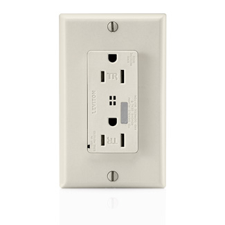 Product image for Receptacle duplex surge protective 15A 125V white