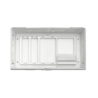 Product image for Enclosure, MDU Compact Structured Media with Cover, White