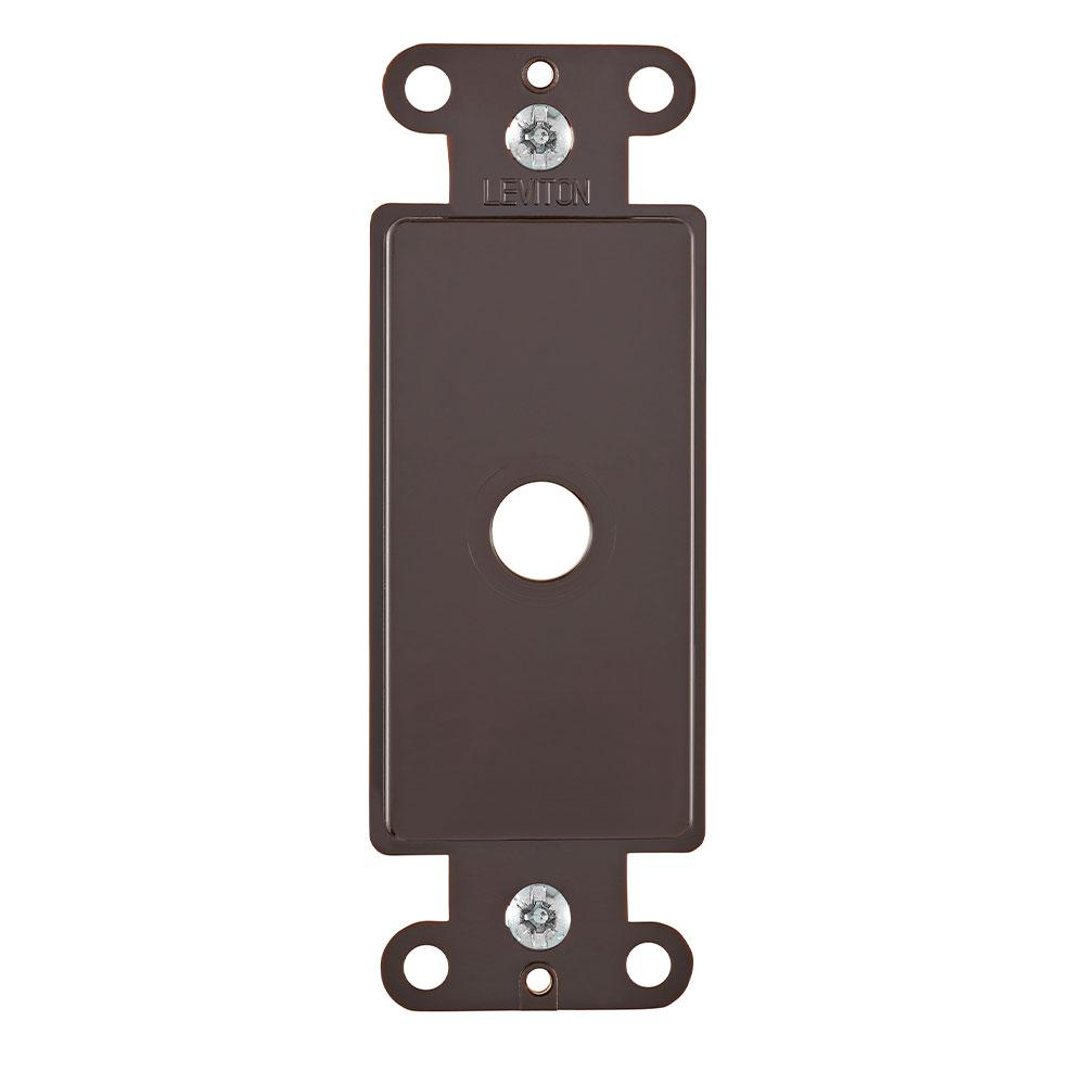 Product image for Adapter for rotary dimmer plastic brown