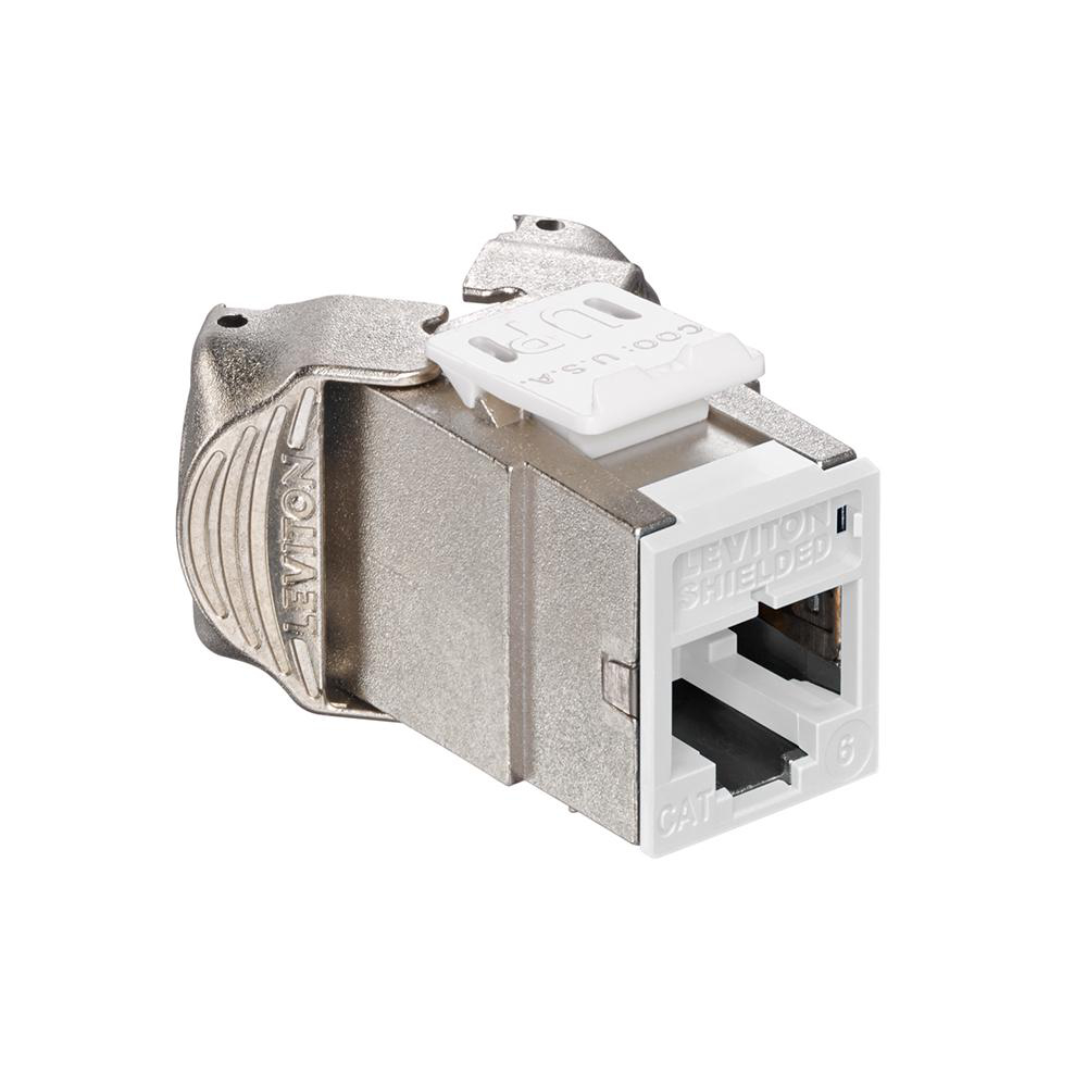 Product image for ATLAS-X1™ Cat 6 Shielded QUICKPORT™ Jack, White