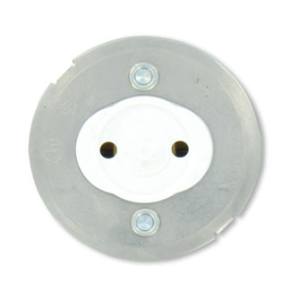 Product image for Lamp holder thrmplst plunger 660V 660W wht
