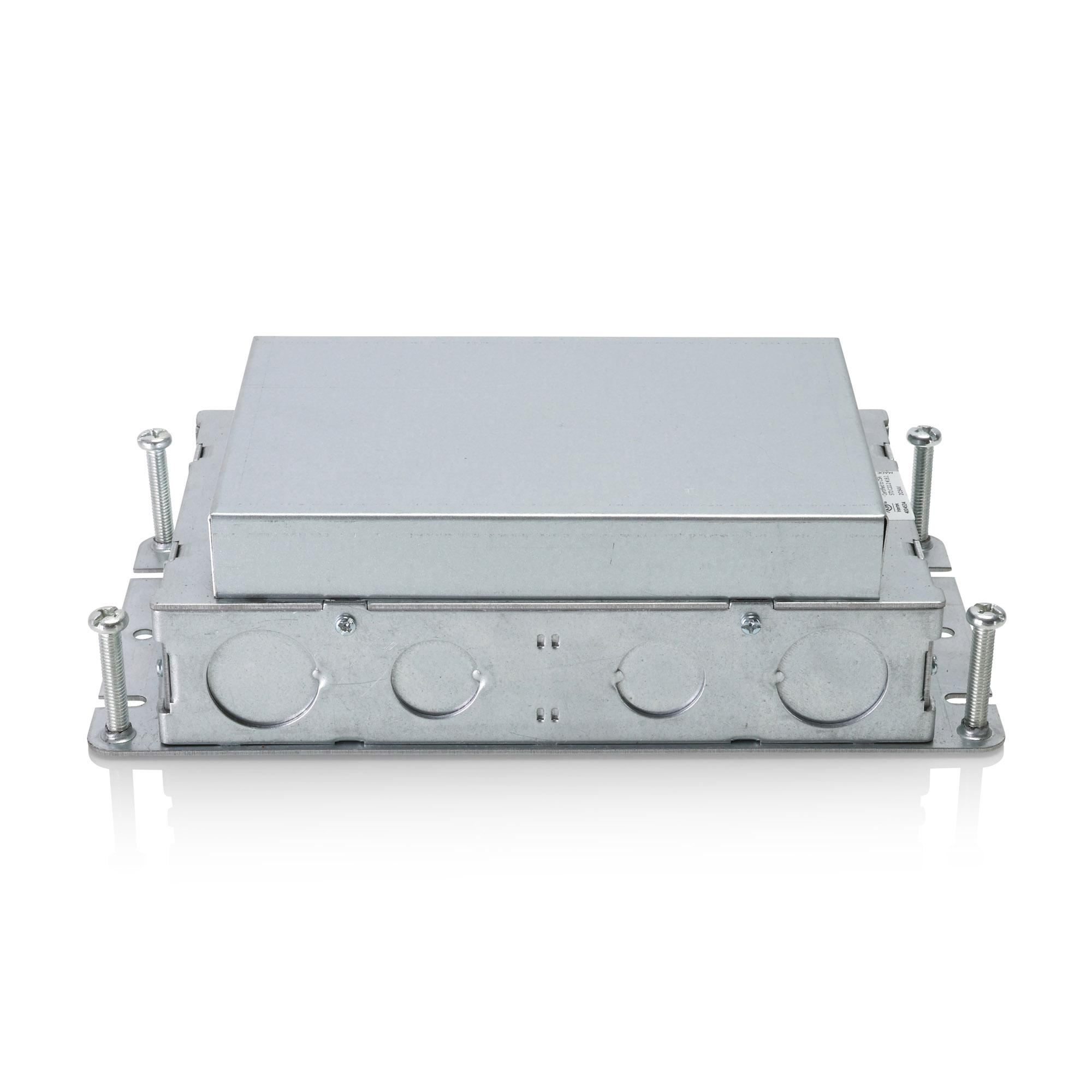 Product image for Concrete Floor Box, 2-Gang, Shallow