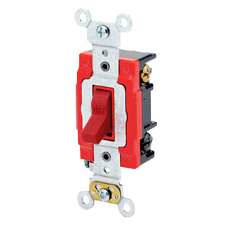 Product image for 20 Amp Toggle Switch, Lighted Handle, 3-Way, Quiet Switch, Extra Heavy Duty