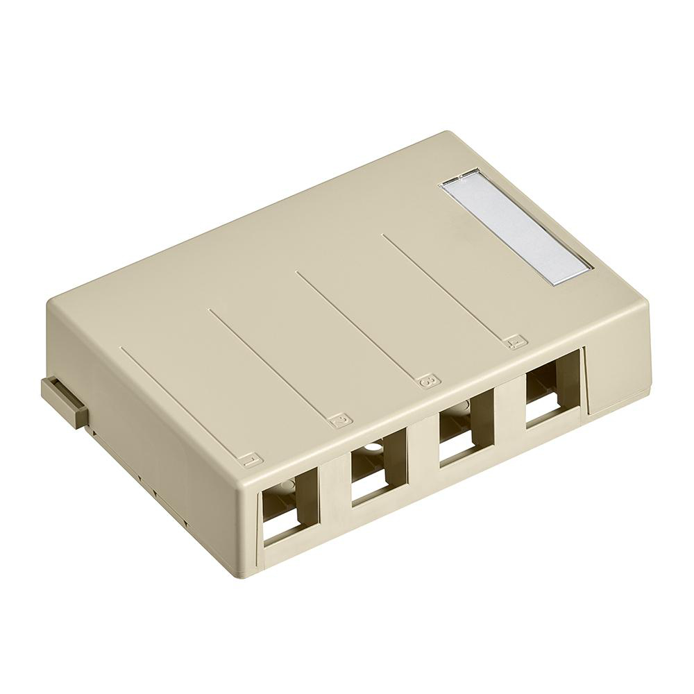 Product image for Housing surface mount plst 4 port Ivo quickport